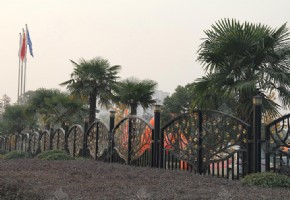 Zinc steel guardrail