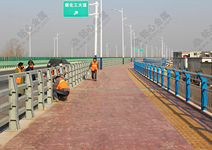 Huainan bridge guardrail